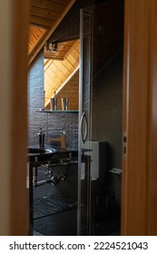 Interior A Bathroom And Its Design.