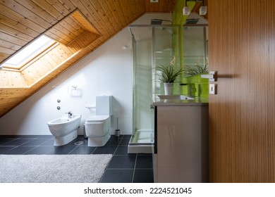 Interior A Bathroom And Its Design.