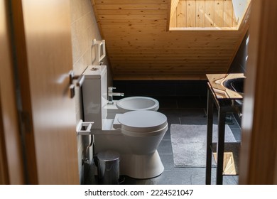 Interior A Bathroom And Its Design.