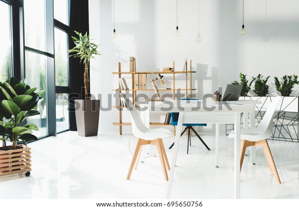 Interior Beautiful Modern Office Stock Photo Edit Now 695650756