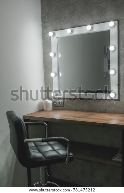 Interior Beauty Salon Room Makeup Mirror Stock Photo Edit Now