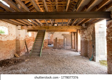 Interior of building being renovated