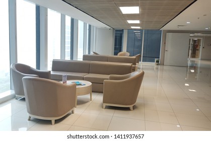 interior in the building hospital sofa meeting