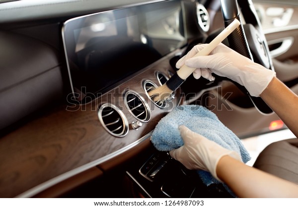 Interior Car Cleaning Stock Photo Edit Now 1264987093