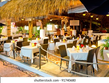 Interior Of Caribbean Mexican Restaurant