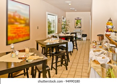 Interior Of Caribbean Mexican Restaurant.