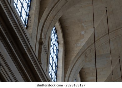 the interior of the cathedral
