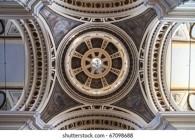 The interior of a cathedral