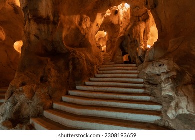 interior of the cave of the treasure in Malaga