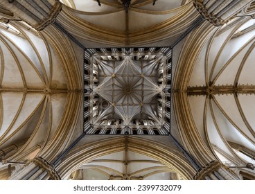 Interior Ceiling details from an English Cathedral  - Powered by Shutterstock