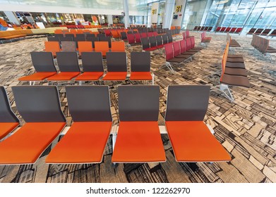 Interior of Changi Airport in Singapore