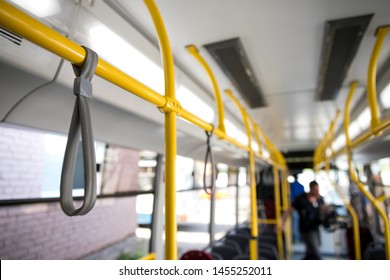 Interior of a city bus
