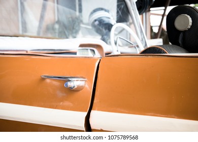 Interior Classic Vintage Car Stock Photo 1075789568 | Shutterstock