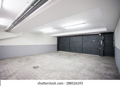 Interior Of A Clean Garage In A House