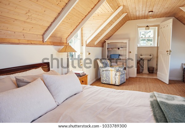 Interior Comfortable Master Bedroom En Suite Stock Photo Edit Now