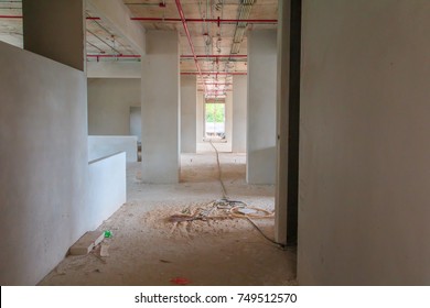 Interior In Construction Building Site