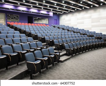 Interior of a contemporary lecture theater in university campus - Shutterstock ID 64307752