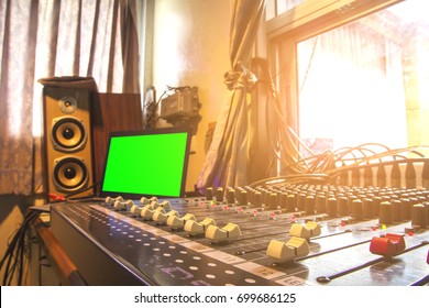 Interior Control Room Audio System