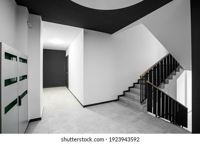 Interior Of The Corridor Hall, Apartment Building