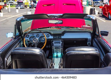 Interior Dashboard of Classic Car