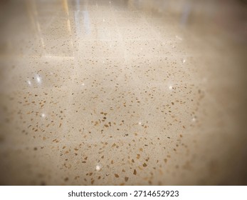 Interior decoration using ceramic floor tiles inside a shopping mall in Thailand.