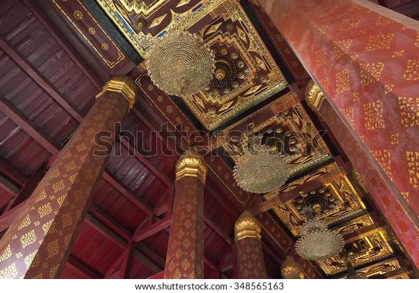 Interior Decoration Wat Na Phramane Aka Stock Photo Edit