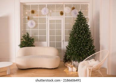 Interior In The Design Of A Christmas Loan