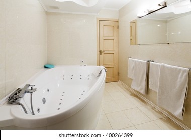 Interior Design Hotel Bathroom Jacuzzi Whirpool Stock Photo Edit Now 400264399