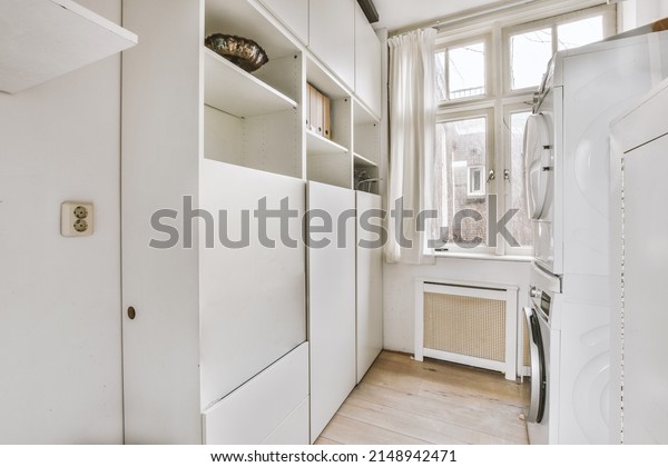 Interior\
Design Laundry Utility Room of Residential\
Home