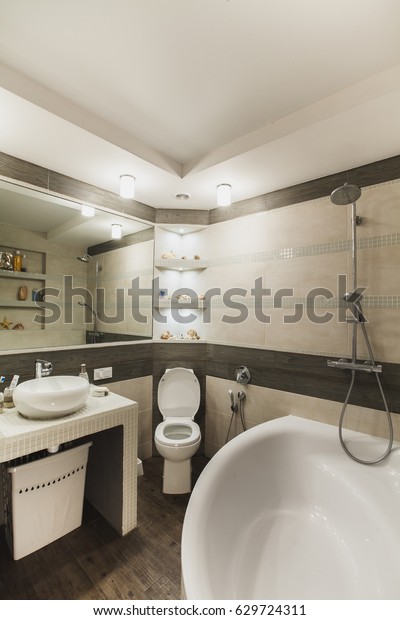 Interior Design Luxury Bathroom Washroom Washbasin