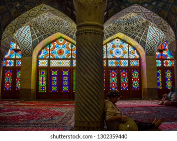 Interior Design Nasir Olmolk Mosque May Stock Photo 1302359440 ...