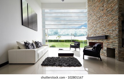 Interior design series: Modern living room - Powered by Shutterstock