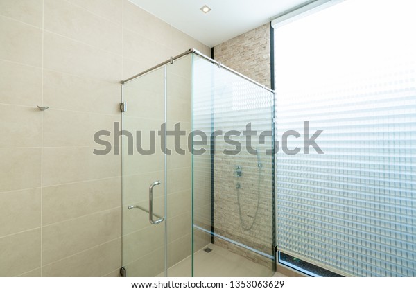 Interior Design Shower Stalls Bathroom Stock Photo Edit Now