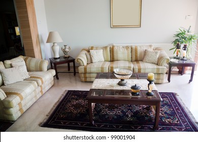 interior design of a sitting room