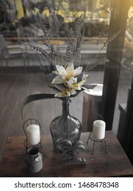 
interior design vase on table