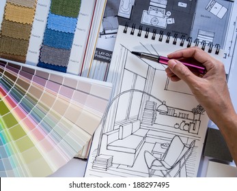 Interior Design Sketches Images Stock Photos Vectors