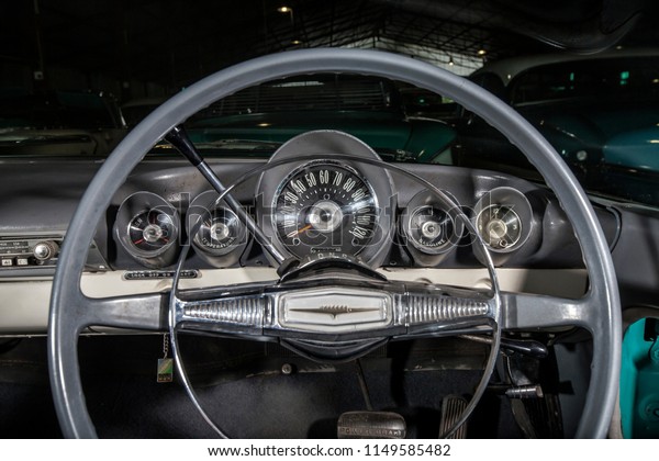 Interior Detail Instrument Cluster 1954 Chevrolet Stock