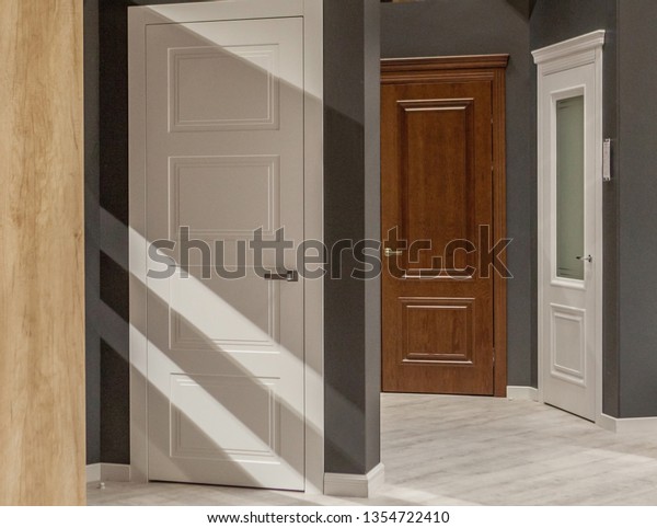 Interior Doors Sale Specialized Store Stock Photo (Edit Now) 1354722410