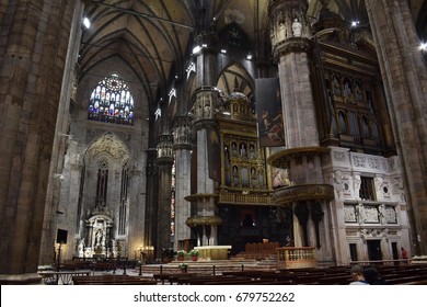 Interior Duomo Milan Cathedral , Italy