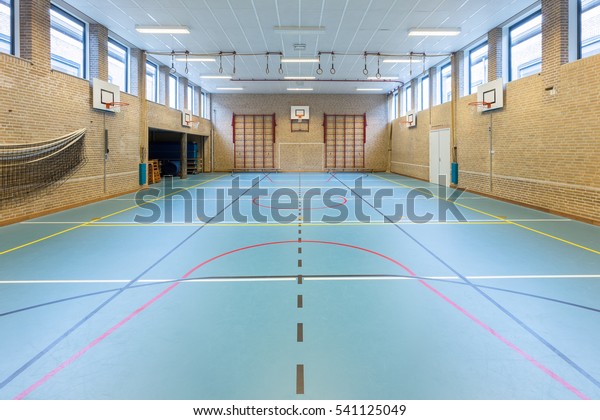 Interior dutch\
gymnasium for school\
sports