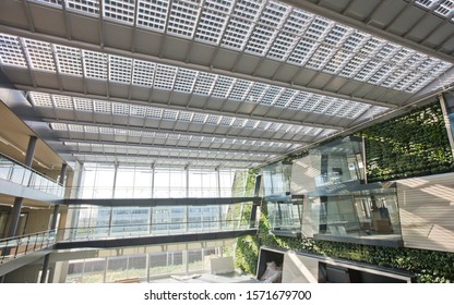 Interior of ecologically sustainable business realty, Hoofddorp, Netherland