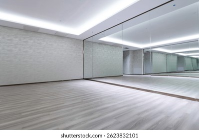 Interior of empty dance studio