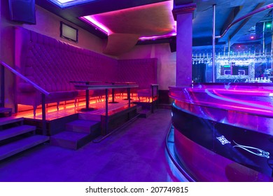 Interior Of A Empty Nightclub