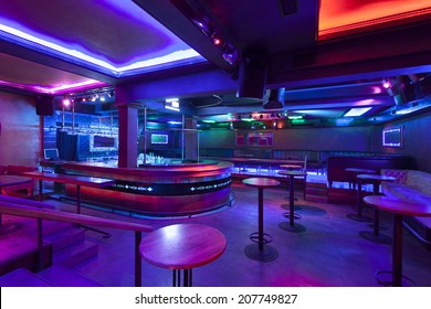 Interior Of A Empty Nightclub