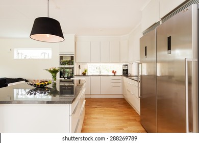 Interior Of A Fancy Kitchen