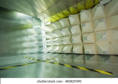 Interior Of GTEM Cell For Electromagnetic Compatibility Testing