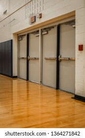 Interior Of High School Gym