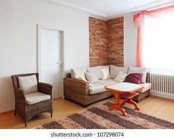 Interior Of A Home Den - Living Room