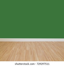 Interior Of A Home With Refinished Hardwood Floors. 