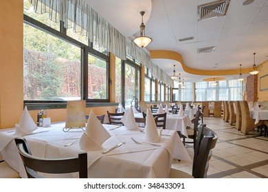 Interior Of A Hotel Restaurant